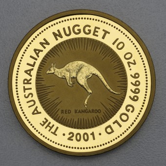 Goldmünze 10oz "Känguru/Nugget 2001" (Australien) 