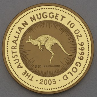 Goldmünze 10oz "Känguru" 2005 Australian Nugget (Australien)