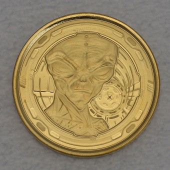 Goldmünze 1/10oz "Alien" 2022 (Ghana)