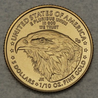 Goldmünze 1/10oz "American Eagle 2021" (USA) 