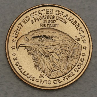 Goldmünze 1/10oz "American Eagle 2022 - Redesign" Type 2