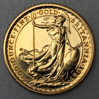 Goldmünze 1/10oz "Britannia" vor 2013 (22kt) (Großbritannien)