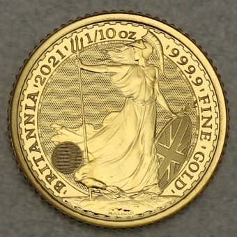 Goldmünze 1/10oz "Britannia" ab 2013 (24kt) (Großbritannien)