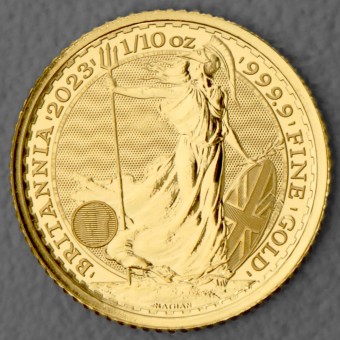 Goldmünze 1/10oz "Britannia" 2023 Charles III. (UK)