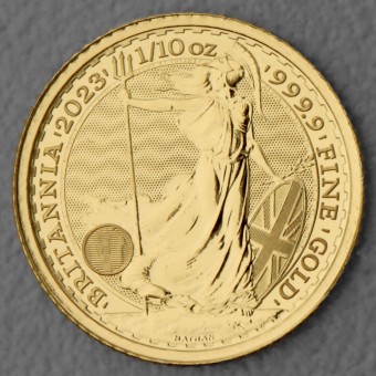 Goldmünze 1/10oz "Britannia" 2023 Elizabeth II. (Großbritannien)