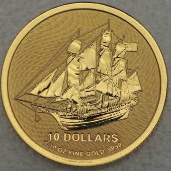 Goldmünze 1/10oz "Bounty" 2020 New Generation (Cook Islands)