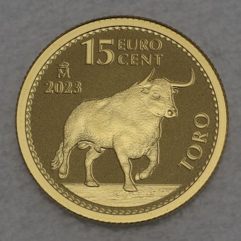 Goldmünze 1/10oz "Der Stier" 2023 (Spanien)
