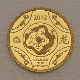 Goldmünze 1/10oz "Drache" 2012 Lunar II (RAM) – Year of the Dragon (Australien)