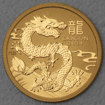 Goldmünze 1/10oz "Drache 2024 - Lunar III" Year of the Dragon