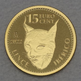 Goldmünze 1/10oz "Iberischer Luchs" 2022 (Spanien)