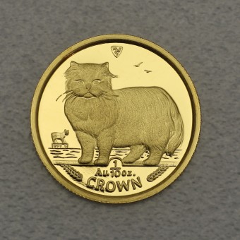 Goldmünze 1/10oz "Persian Cat" 1989 Cats (Isle of Man)