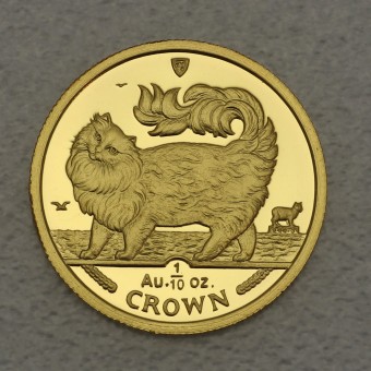 Goldmünze 1/10oz "Maine Coon Cat" 1993 Cats (Isle of Man)