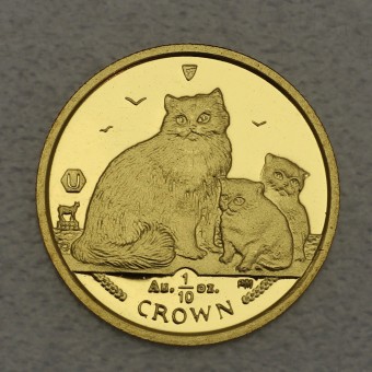 Goldmünze 1/10oz "Ragdoll Cat" 2007 Cats (Isle of Man)