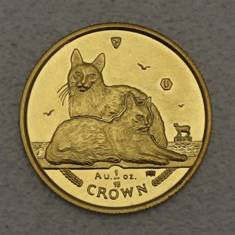 Goldmünze 1/10oz "Turkish Angora Cat" 2011 Cats (Isle of Man)