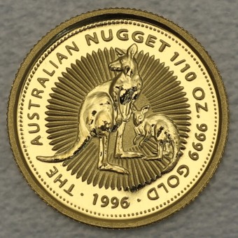 Goldmünze 1/10oz "Känguru" 1996 Australian Nugget (Australien)