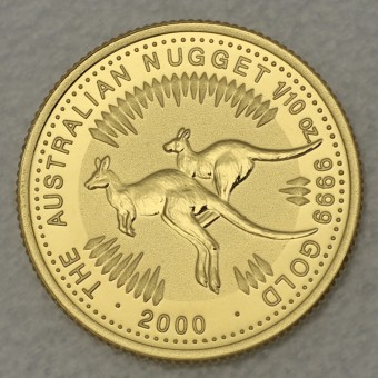 Goldmünze 1/10oz "Känguru" 2000 Australian Nugget (Australien)