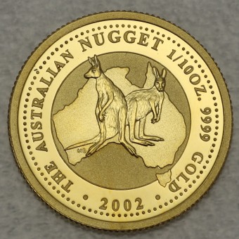 Goldmünze 1/10oz "Känguru" 2002 Australian Nugget (Australien)