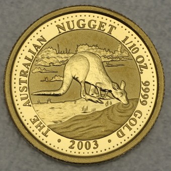 Goldmünze 1/10oz "Känguru" 2003 Australian Nugget (Australien)