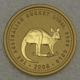 Goldmünze 1/10oz "Känguru/Nugget 2006" (Austr.) 