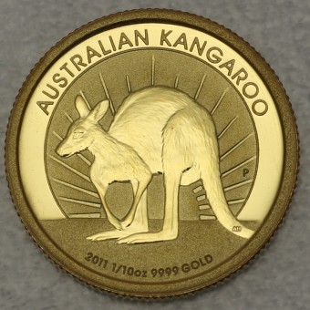 Goldmünze 1/10oz "Känguru" 2011 (Australien)