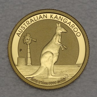Goldmünze 1/10oz "Känguru 2012" (Australien) 