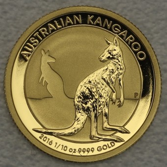 Goldmünze 1/10oz "Känguru 2016" (Australien) 