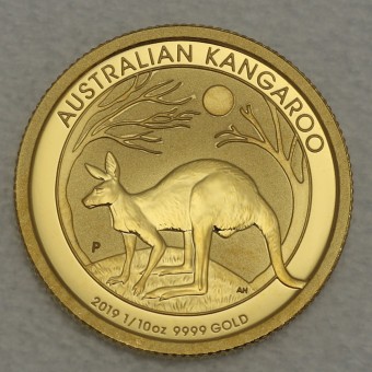 Goldmünze 1/10oz "Känguru 2019" (Australien) 