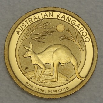 Goldmünze 1/10oz "Känguru" 2019 (Australien)