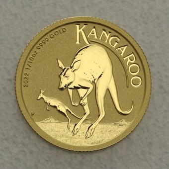 Goldmünze 1/10oz "Känguru 2022" (Australien) 
