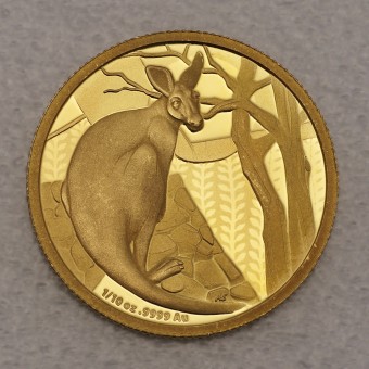 Goldmünze 1/10oz "Känguru" 2022 (PP) Impressions of Australia (Australien)