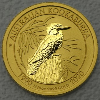 Goldmünze 1/10oz "Kookaburra 2020" (Australien) 