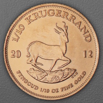 Goldmünze 1/10oz "Krügerrand" 2012 (Südafrika)