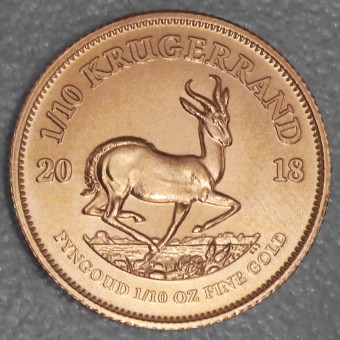 Goldmünze 1/10oz "Krügerrand" 2018 (Südafrika)