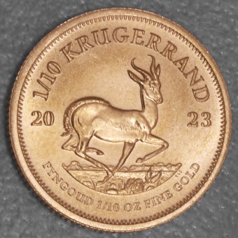 Goldmünze 1/10oz "Krügerrand" 2023 (Südafrika)