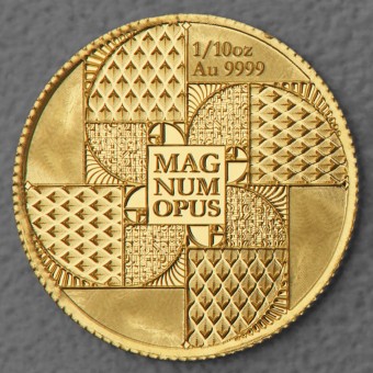 Goldmünze 1/10oz "Magnum Opus 2023" (Niue) "Proof Like"