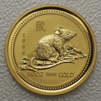 Goldmünze 1/10oz "Maus" 1996 Lunar I – Year of the Mouse (Australien)