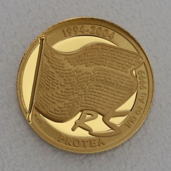 Goldmünze 1/10oz "Nelson Mandela" 2004 (PP) Protea (Südafrika)