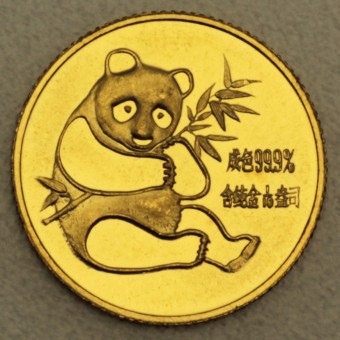 Goldmünze 1/10oz "Panda - 1982" (China) 