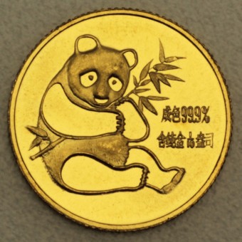 Goldmünze 1/10oz "Panda" 1982 (China)