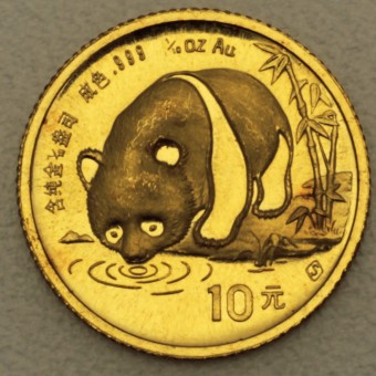 Goldmünze 1/10oz "Panda - 1987" (China) 