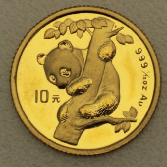 Goldmünze 1/10oz "Panda - 1996" (China) 