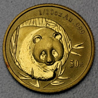 Goldmünze 1/10oz "Panda - 2003" (China) 