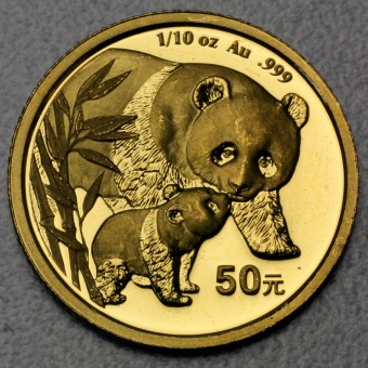 Goldmünze 1/10oz "Panda - 2004" (China) 