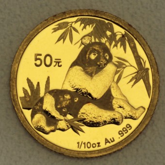 Goldmünze 1/10oz "Panda - 2007" (China) 