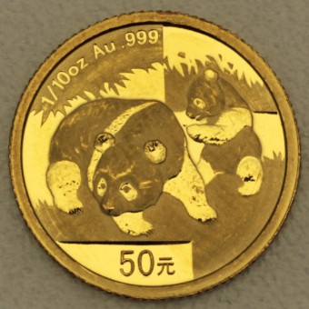 Goldmünze 1/10oz "Panda" 2008 (China)