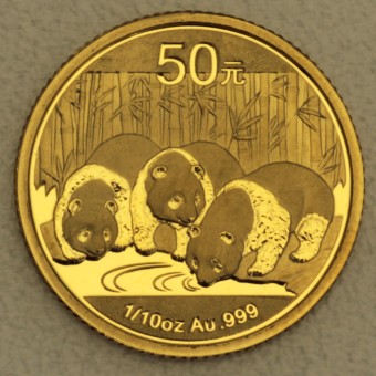 Goldmünze 1/10oz "Panda - 2013" (China) 