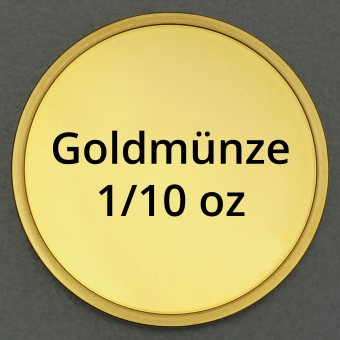 Goldmünze 1/10oz "Anlagegoldmünze" (diverse Hersteller)