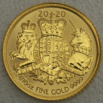 Goldmünze 1/10oz "The Royal Arms" 2020 (Großbritannien)