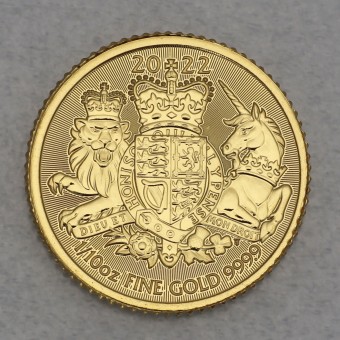 Goldmünze 1/10oz "The Royal Arms" 2022 (Großbritannien)