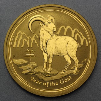 Goldmünze 1/10oz "Ziege" 2015 Lunar II – Year of the Goat (Australien)